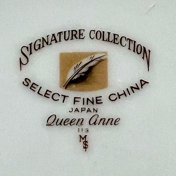 QUEEN ANN Signature Collection Serving Bowl 9” Made in Japan. A1627. - Picture 9 of 10